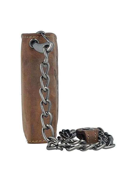 Greenburry Vintage Skull-kædepung i læder 12,5 cm