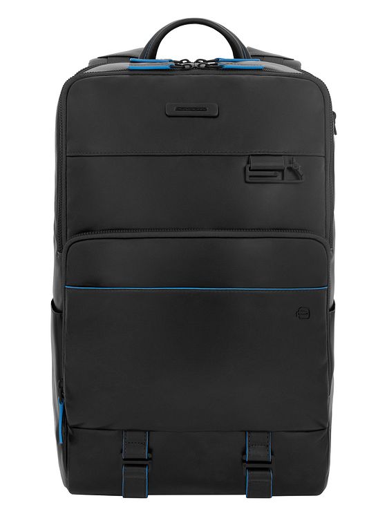 Piquadro Blue Square Revamp Forretningsrygsæk RFID-beskyttelse Læder 43 cm Laptoprum