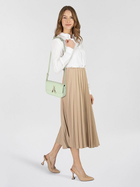 Patrizia Pepe Essential Fly Skuldertaske Læder 22 cm