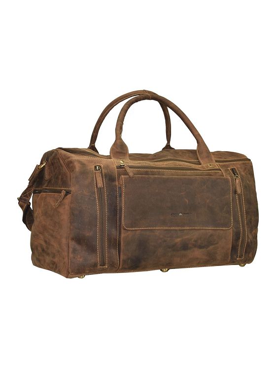 Greenburry Vintage rejsetaske i læder 54 cm