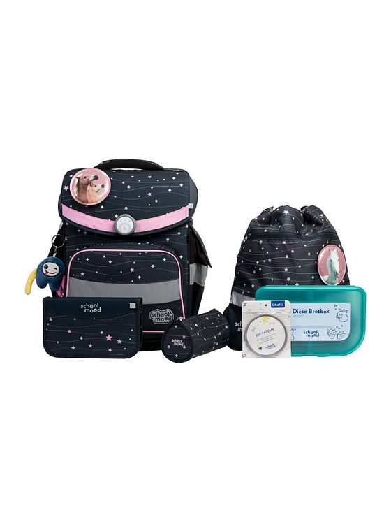 School-Mood Timeless Pro Skoleransel-sæt 7-delt School-Mood Timeless Pro Skoleransel-sæt 7-delt