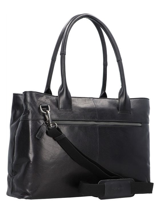 Plevier Rock Amber Skuldertaske Læder 43 cm Laptoprum