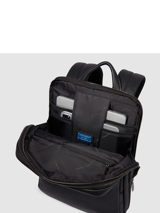 Piquadro Modus Batoh Kůže 37 cm Kapsa na notebook