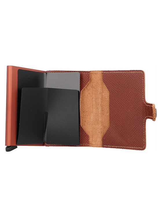 Secrid Mini peněženka Saffiano pouzdro na kreditní karty RFID kůže 6,5 cm