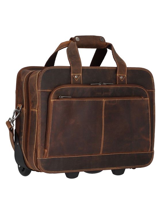 Greenburry Vintage 2 hjul Business-trolley 33 cm Laptoprum