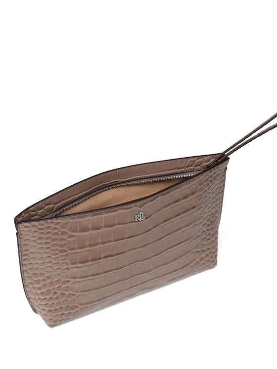 Lauren Ralph Lauren Top Clutch taske Læder 28 cm