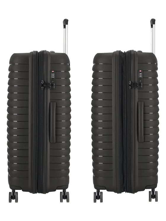 d & n Travel Line 4500 4 hjul Trolley L 75 cm med strækfold