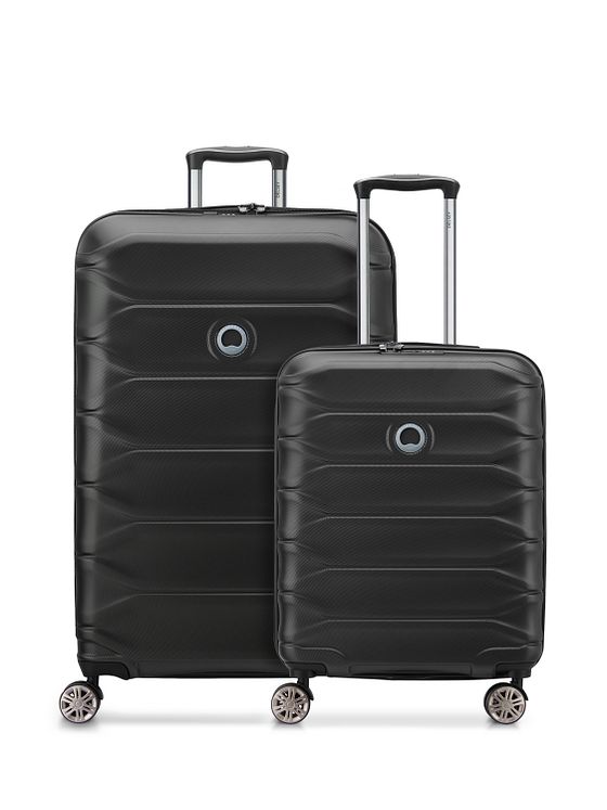 Delsey Paris Meteor 4-hjulet kuffertsæt S + L med ekspansion