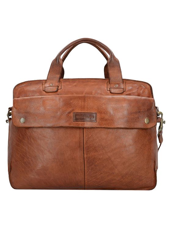 Harold's Sadelmappe i læder 41 cm med rum til bærbar computer
