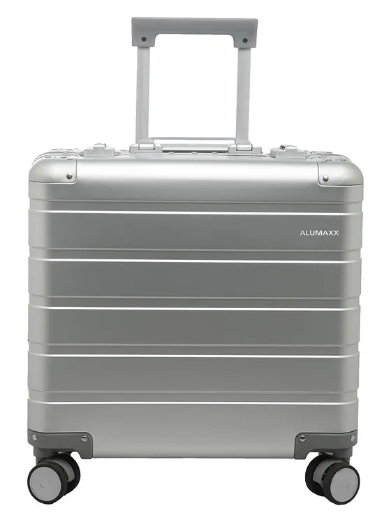 Alumaxx Gravity 4-hjulet Pilot-trolley i Aluminium, 44 cm, med laptop-rum Alumaxx Gravity 4-hjulet Pilot-trolley i Aluminium, 44 cm, med laptop-rum