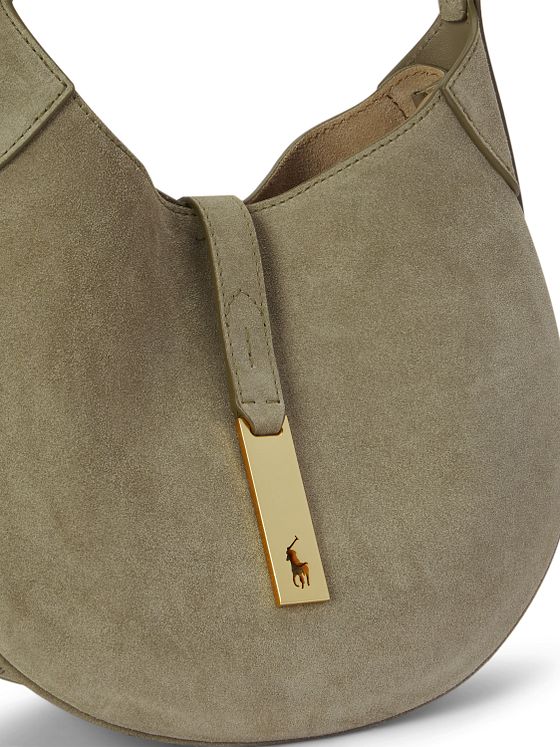 POLO RALPH LAUREN Polo ID Schultertasche Leder 25 cm POLO RALPH LAUREN Polo ID Schultertasche Leder 25 cm