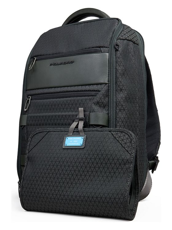 Piquadro Hex-rejserygsæk 45 cm med rum til bærbar computer