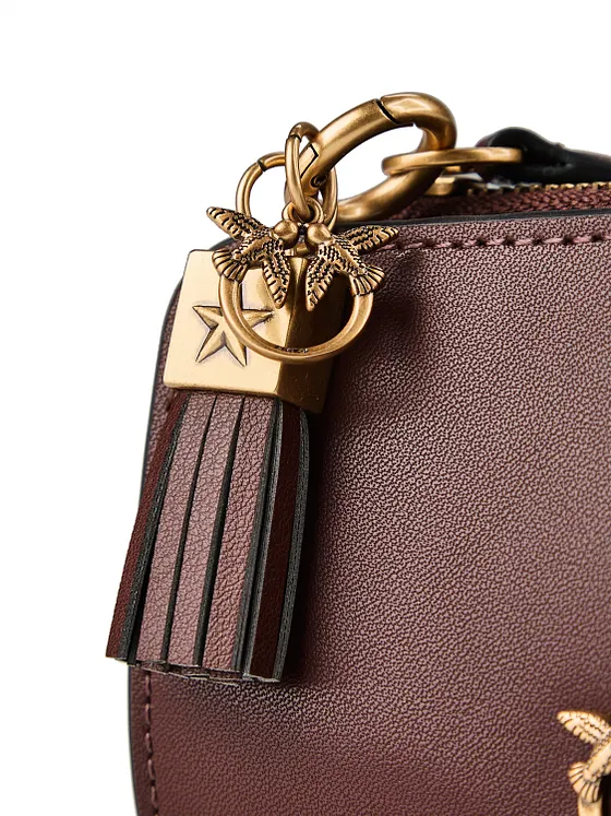 PINKO Love Wallet Cartera Piel natural 12 cm PINKO Love Wallet Cartera Piel natural 12 cm