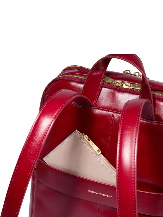 Piquadro Blue Square Daypack RFID-beskyttelse Læder 37 cm Laptoprum