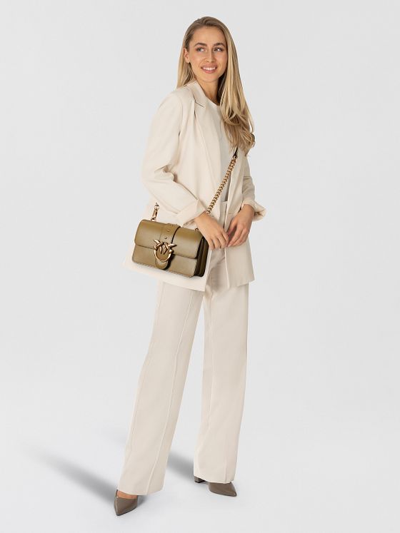 PINKO Love One Skuldertaske Læder 21 cm PINKO Love One Skuldertaske Læder 21 cm