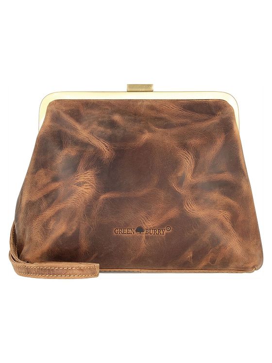 Greenburry Vintage Clappy skuldertaske i læder 23 cm Greenburry Vintage Clappy skuldertaske i læder 23 cm