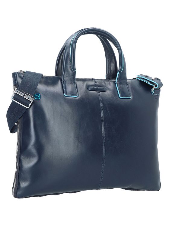 Piquadro Blue Square dokumentmappe læder 42 cm laptoprum Piquadro Blue Square dokumentmappe læder 42 cm laptoprum