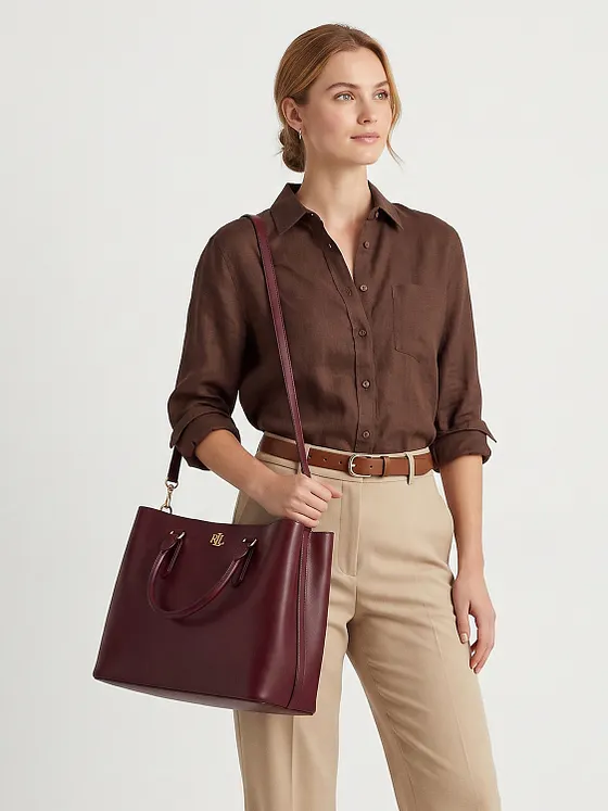 Lauren Ralph Lauren Marcy Bolso Piel natural 37 cm Lauren Ralph Lauren Marcy Bolso Piel natural 37 cm