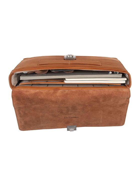 Leonhard Heyden Bergamo dokumentmappe læder 37 cm rum til bærbar computer