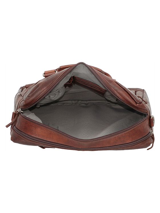 Spikes & Sparrow Dokumentmappe i læder med 41 cm rum til bærbar computer