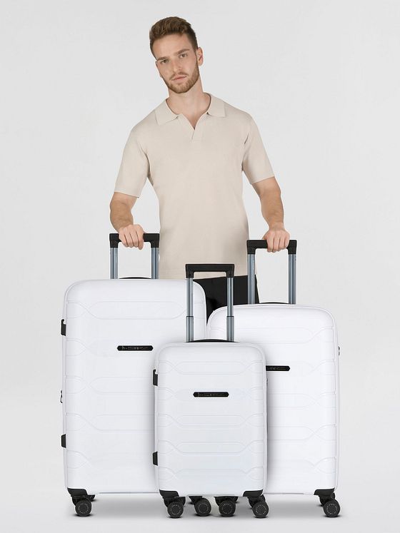 Polestream Strz by Asteroid 4 kolečka Sada kufrů 3-dílný s roztažitelným záhybem