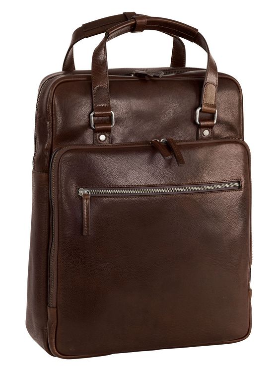 Leonhard Heyden Roma rygsæk læder 42 cm rum til bærbar computer