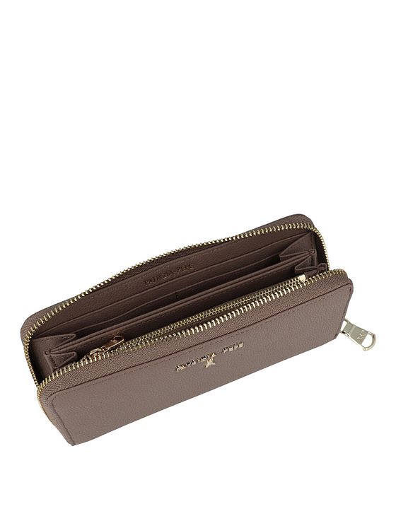 Patrizia Pepe Essentials-pung i læder 19 cm Patrizia Pepe Essentials-pung i læder 19 cm