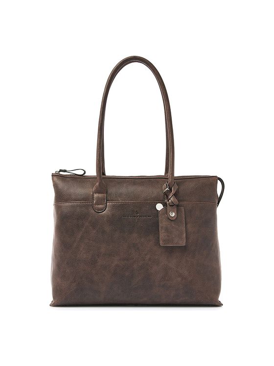 Castelijn & Beerens Carisma skuldertaske RFID-læder 40 cm laptoprum