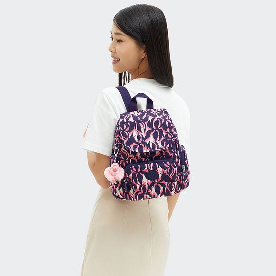 Kipling Basic Prt City Zip Mini City-rygsæk 29 cm