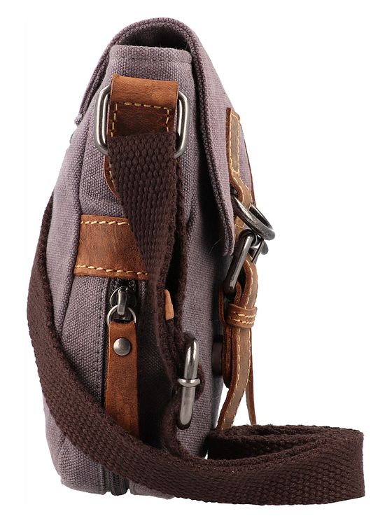 Greenburry Vintage skuldertaske i hamp 22 cm Greenburry Vintage skuldertaske i hamp 22 cm