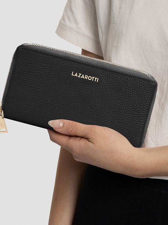 Lazarotti Bologna Leather Pung RFID-beskyttelse Læder 20 cm