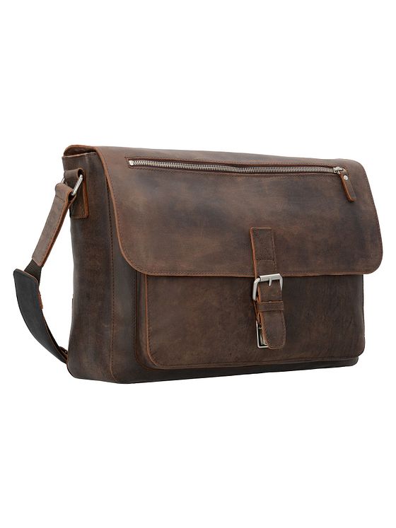 Leonhard Heyden Salisbury Messenger læder 40 cm rum til bærbar computer