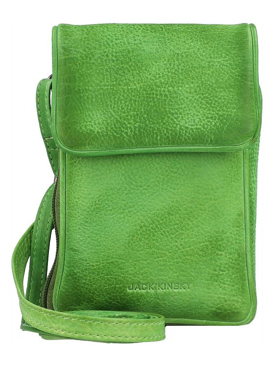 Jack Kinsky Nassau mobiltaske RFID læder 9,5 cm