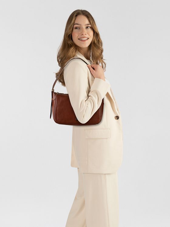 Fossil Dillon Taška přes rameno Kůže 30 cm