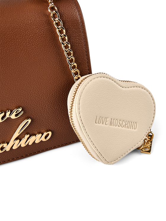 Love Moschino Heart Charm Kabelka Kůže 21 cm