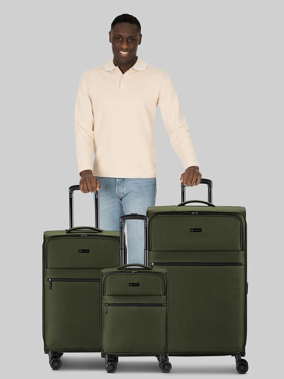 bugatti Valencia Soft 4 hjul Kuffert 3-delt med strækfold