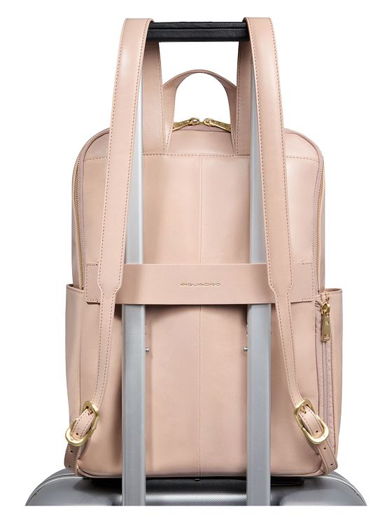 Piquadro Blue Square Daypack RFID-beskyttelse Læder 37 cm Laptoprum