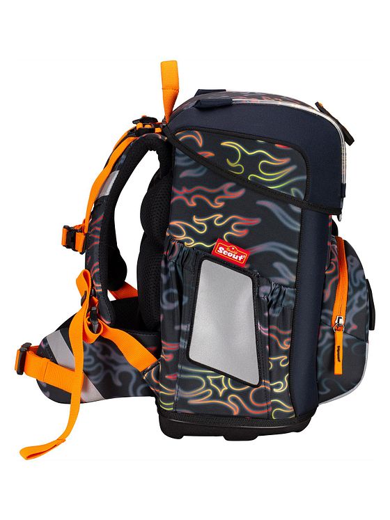 Scout Neo Exklusiv Safety Light Skoleransel-sæt 5-delt