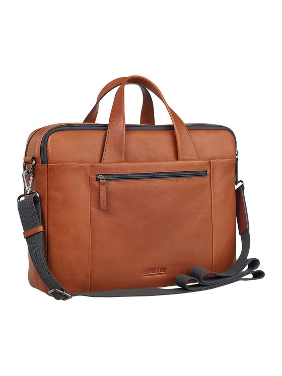 Leonhard Heyden Hamburg dokumentmappe læder 40 cm rum til bærbar computer