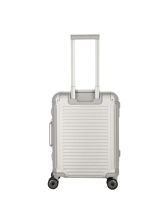 Travelite Maleta de cabina Next de 4 ruedas, de aluminio, 55 cm, con compartimento para portátil Travelite Maleta de cabina Next de 4 ruedas, de aluminio, 55 cm, con compartimento para portátil