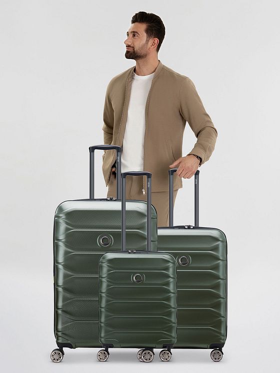 Delsey Paris Meteor 4 hjul Kuffert 3-delt med strækfold