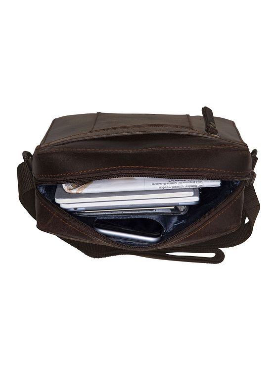 Leonhard Heyden Dakota skuldertaske i læder 23 cm