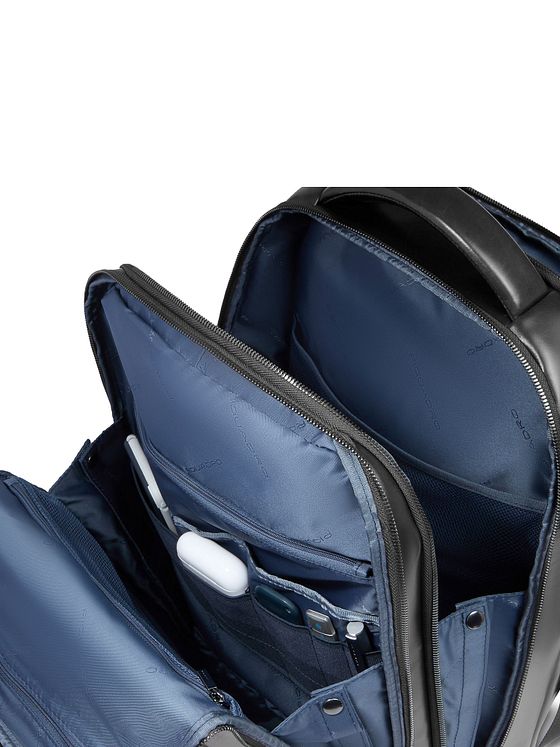 Piquadro Blue Square Daypack Læder 42 cm Laptoprum