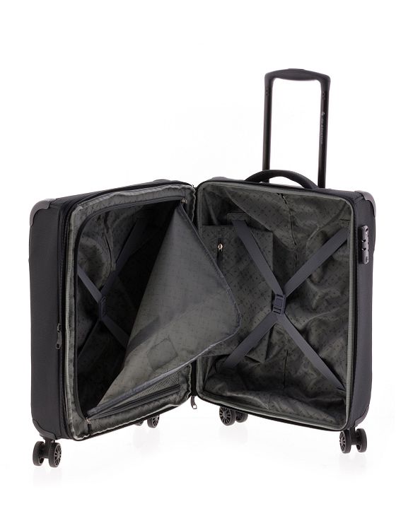 Gladiator 4700 4 kolečka Kabinkový kufr 55 cm s roztažitelným záhybem