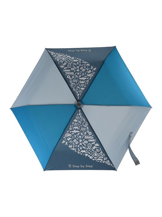Step by Step Magic Rain Effect lommeparaply til børn 22,5 cm