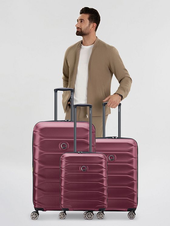 Delsey Paris Meteor 4 hjul Kuffert 3-delt med strækfold