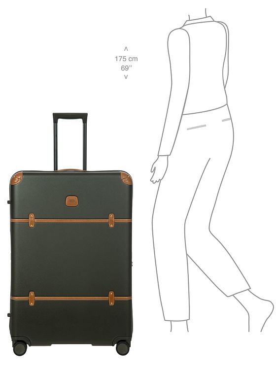 Bric's Bellagio 4 hjul Trolley 82 cm med strækfold