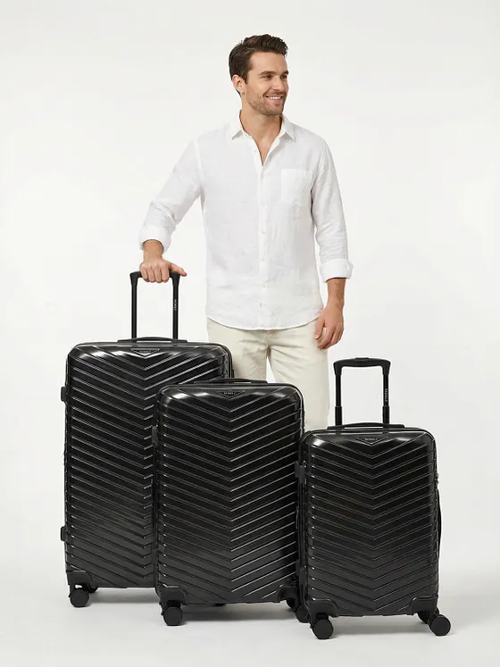 Redolz Essentials 18 2.0 4 ruedas Set de maletas 3 piezas Con asa expansible Redolz Essentials 18 2.0 4 ruedas Set de maletas 3 piezas Con asa expansible
