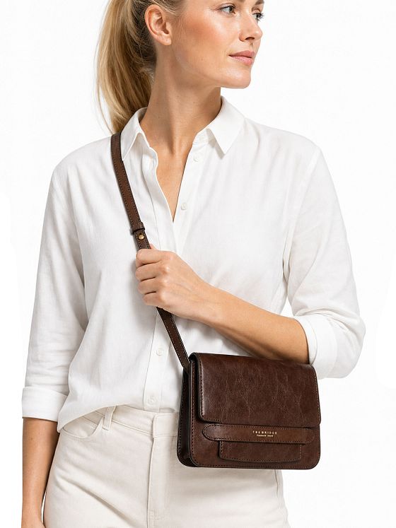 The Bridge Lucrezia Bolsa de hombro Piel natural 22 cm The Bridge Lucrezia Bolsa de hombro Piel natural 22 cm