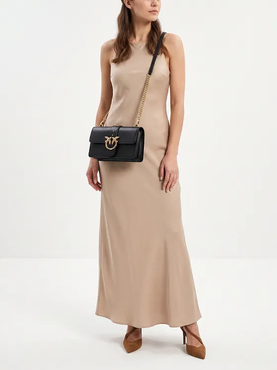 PINKO Love One Crossbody-laukku Nahka 27 cm